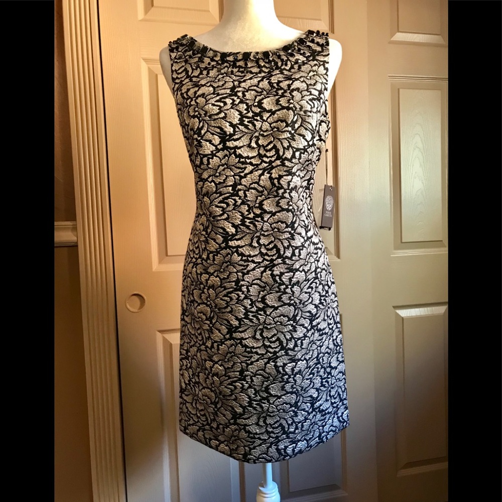 NWT Vince Camuto Embellished Cocktail Dress Size 8